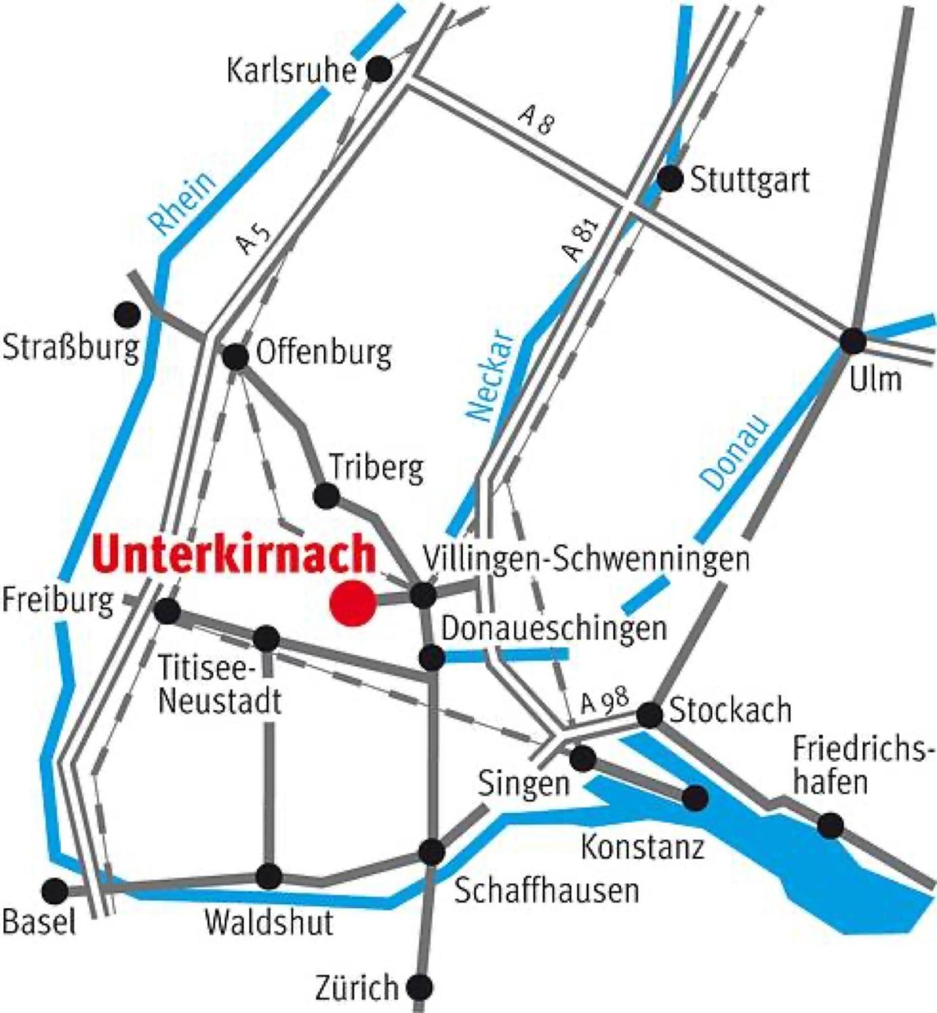 Ferienwohnung Seeblick Unterkirnach Exterior foto